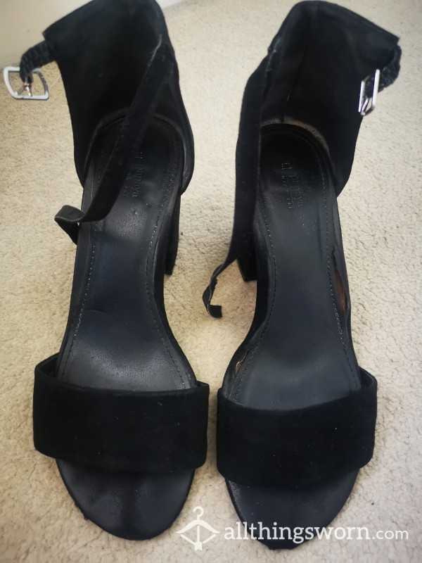 Black Work Heels, Well Worn