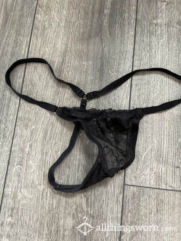 Black Worn G-string