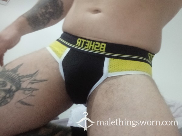 Black/Yellow Alpha Jock🥰🥰🥰