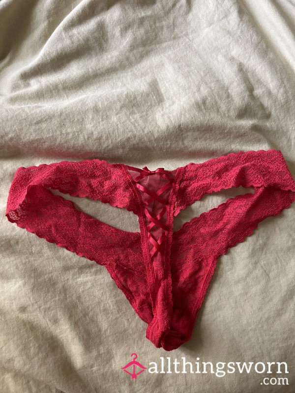 VS Red Bow Thong