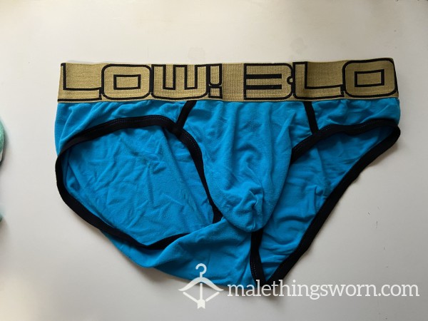 Blue AC Blow Briefs Size XL