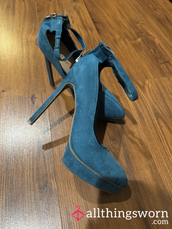 Blue Ankle Heels 💙