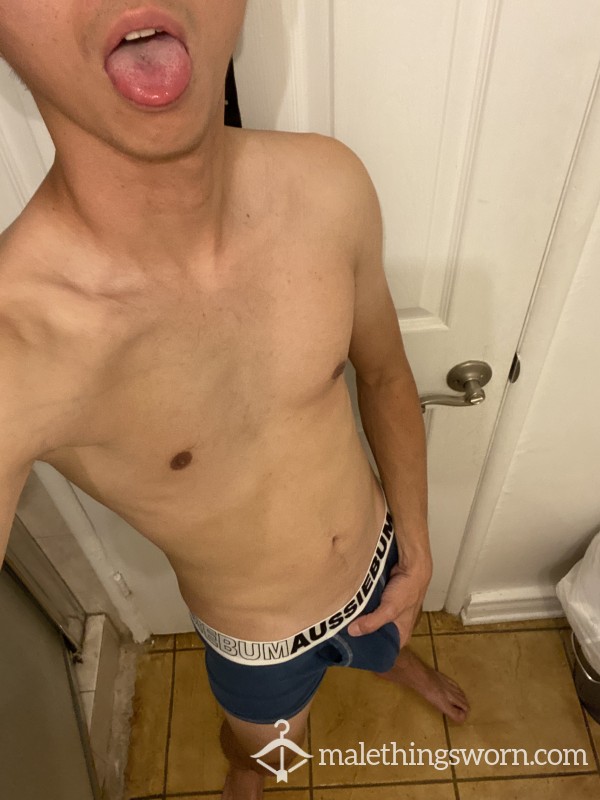 Blue Aussieb*m Boxer Briefs