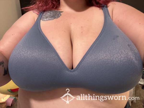 Blue Bra Worn As Long As You’d Like