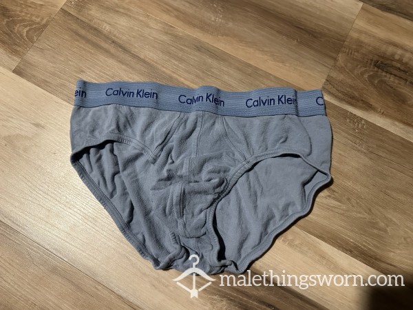 [SOLD] - Blue Calvin Klein Briefs- Gym Lost & Found