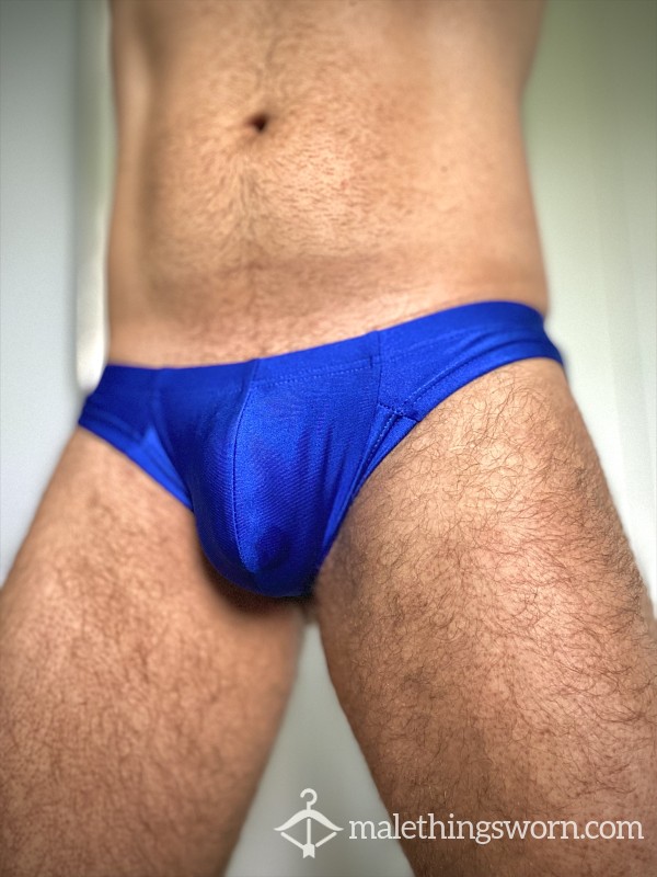 Blue Cheeky Brief