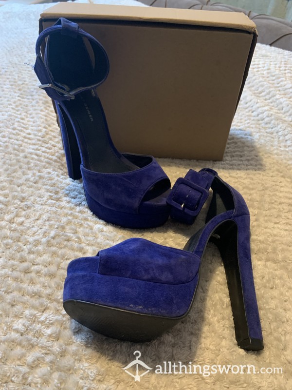 Blue Kurt Geiger Heels