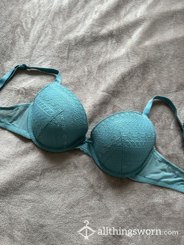 Blue Lace Bra🍒