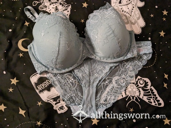 Blue Lace Lingerie