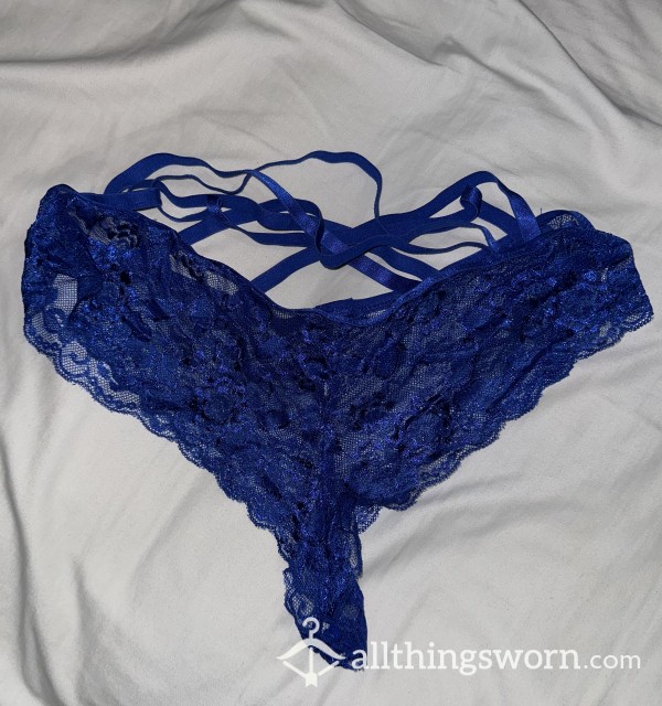 Blue Lace Panties