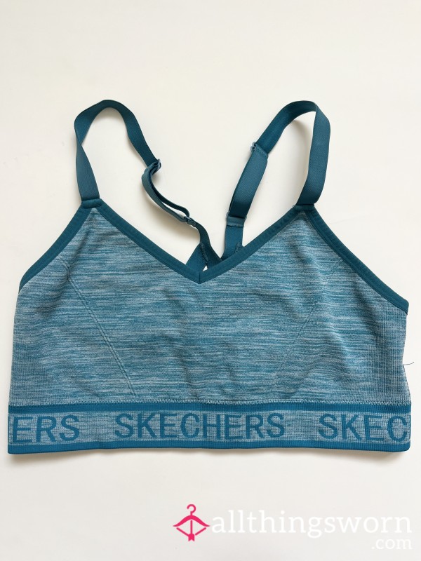 Blue Sketchers Gym Bra