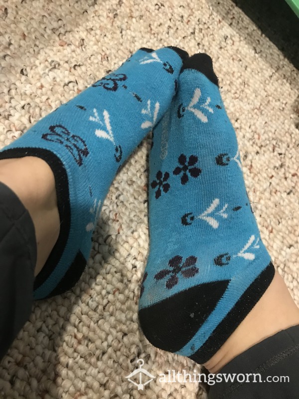 Blue Stinky Socks