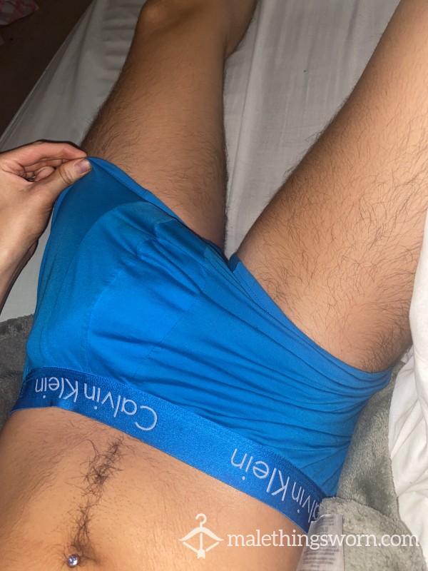 Blue Sweaty Calvin Kleins