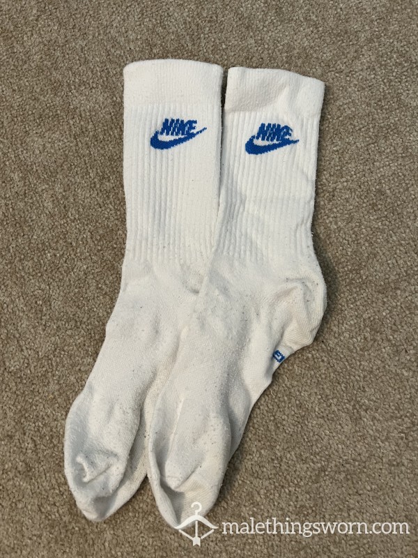 Blue Tick Nike Socks