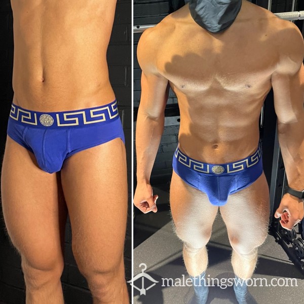 Blue Versace Briefs