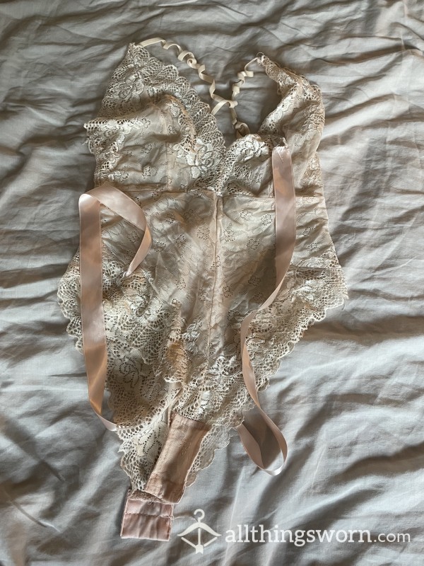 Blush Pink Bridal Body Suit