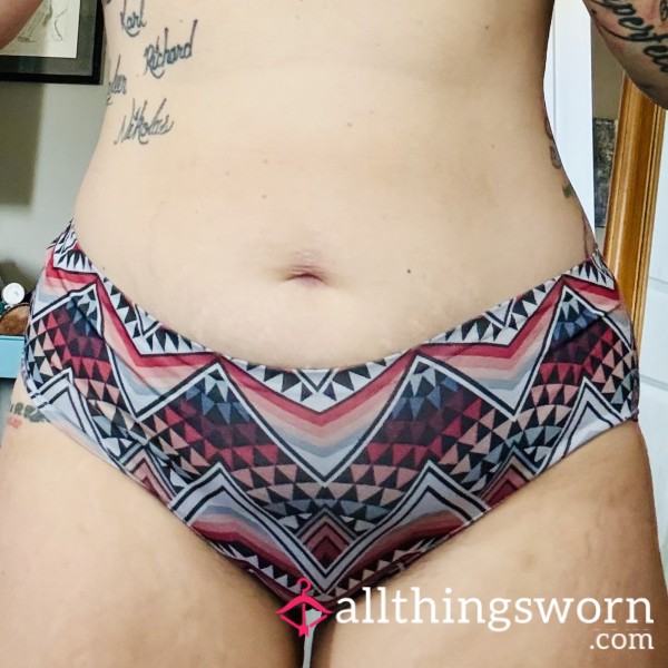 Boho Theme Print Panties