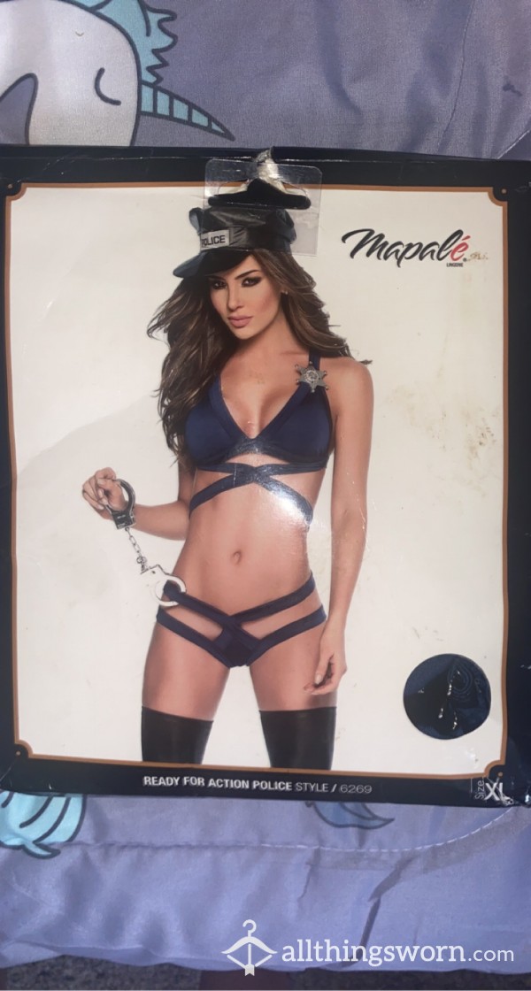 Brand New Cop Lingerie XL