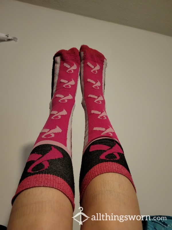 Breast Cancer Awareness Socks