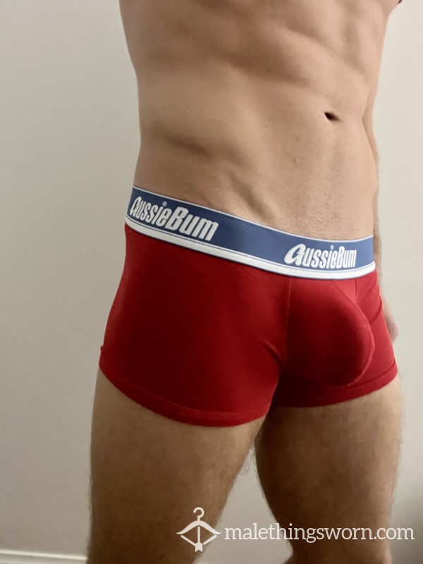 Bright Red Aussieb*m Boxer Briefs