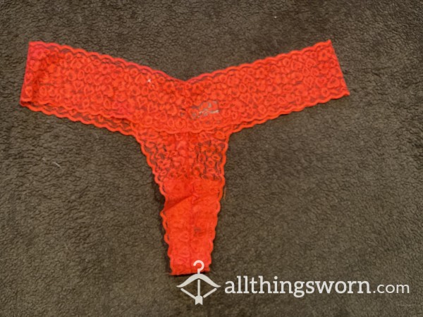 Bright Red Lovehoney Thong Xx 💋