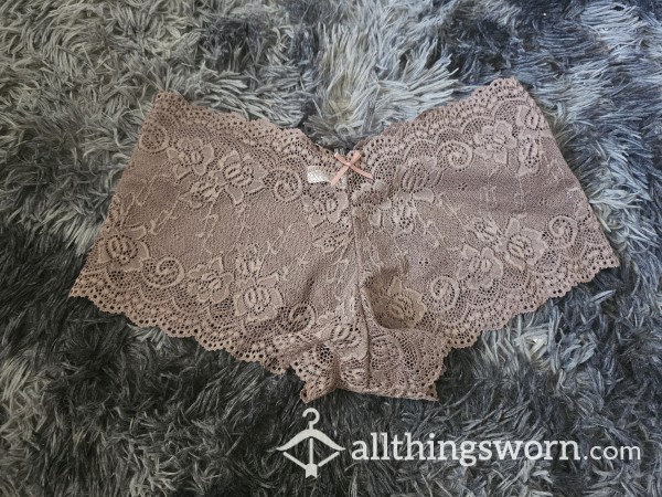 Brown Lace Panties