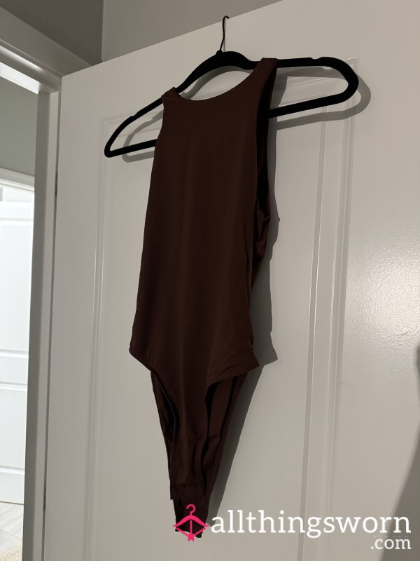 Brown Spandex Bodysuit