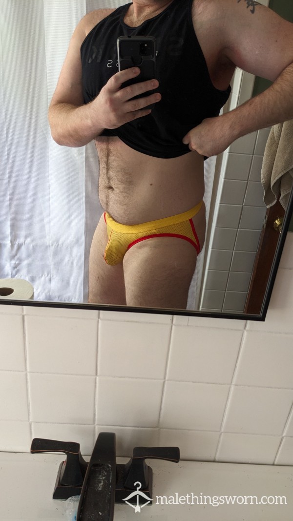 Yellow Jock Strap!