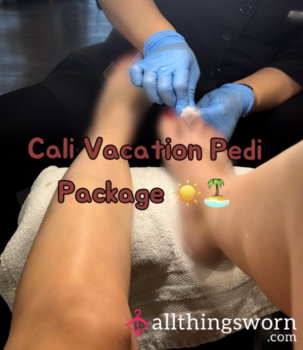 Cali Vacation Pedicure Video - Ma**age, Oil, Scrub