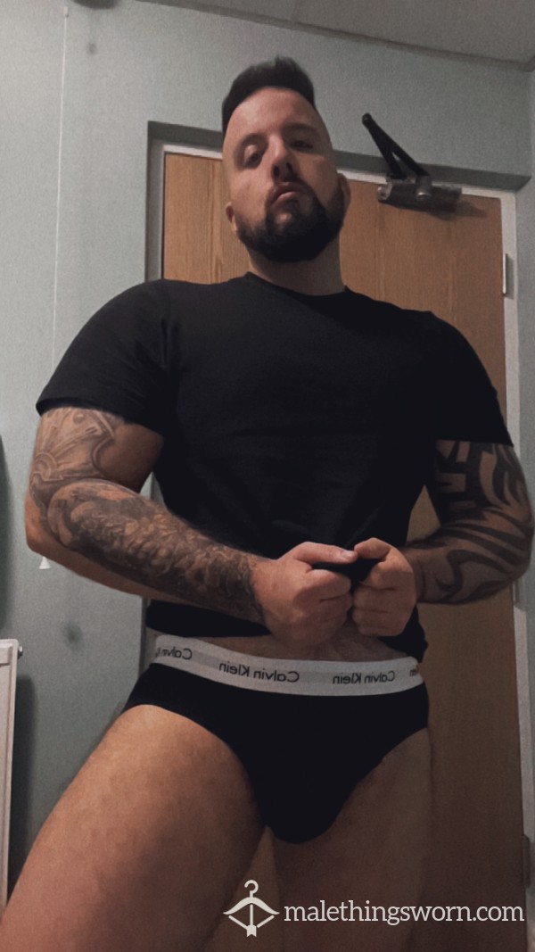 Calvin Klein Black Briefs Available For Customisation