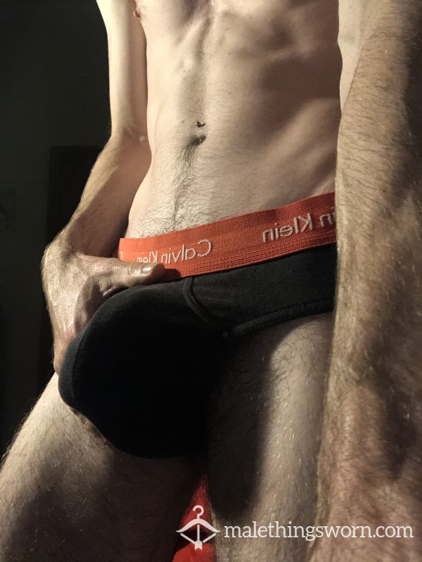 Calvin Klein Black Briefs Well-worn