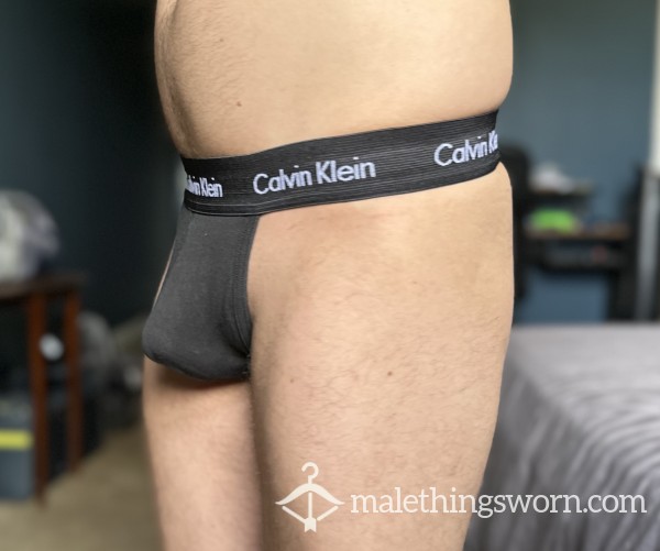 Calvin Klein Cotton Thong - Small