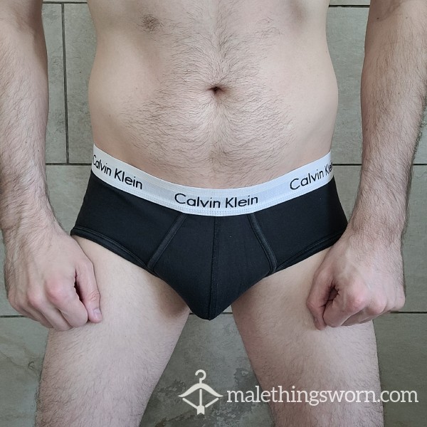 Calvin Klein Mens Briefs - Small, Black