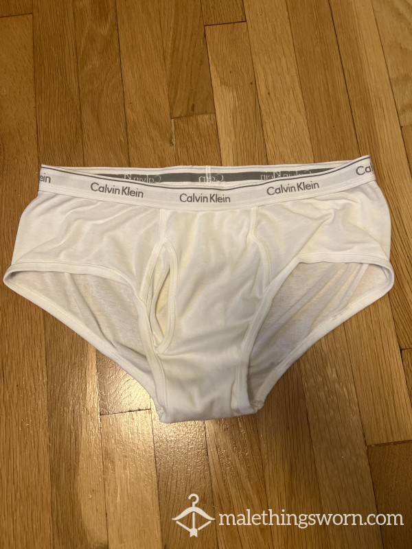 Calvin Klein White Briefs