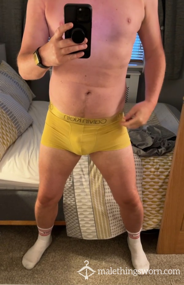 Calvin Klein Yellow Boxers