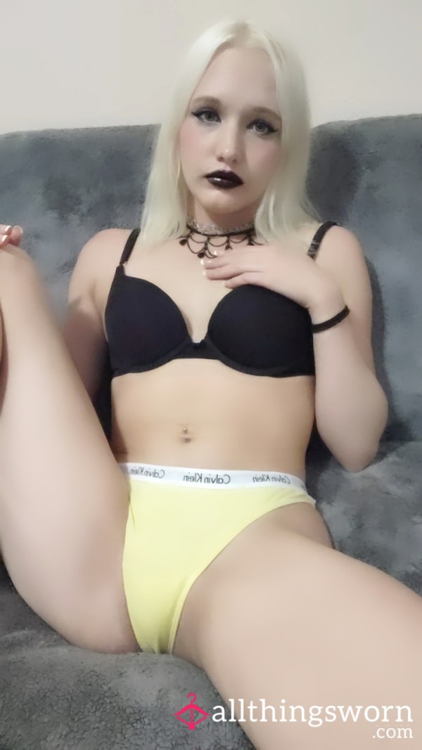 Calvin Klein Yellow Small Thong