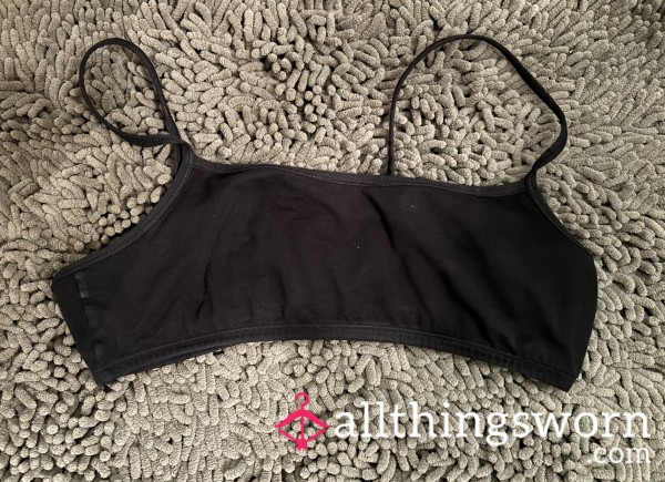 Casual Black Tank/cami Bra