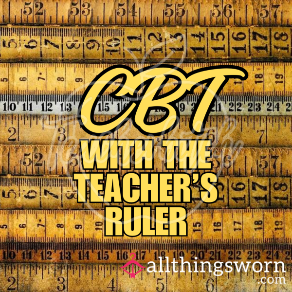 CBT With The Teacher’s Ruler | Tool, Task, & Personalization Included