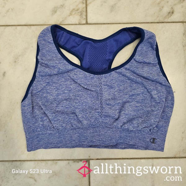 Champion Blue Sports Bra