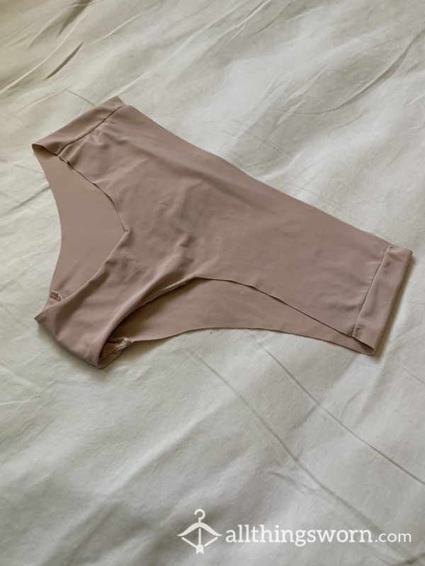 Cheeky Beige Raw Edge Soft Panties