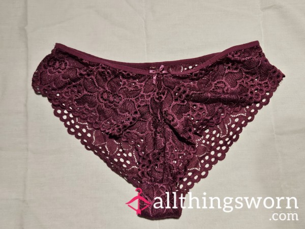 Cheeky Lacey Maroon Panties