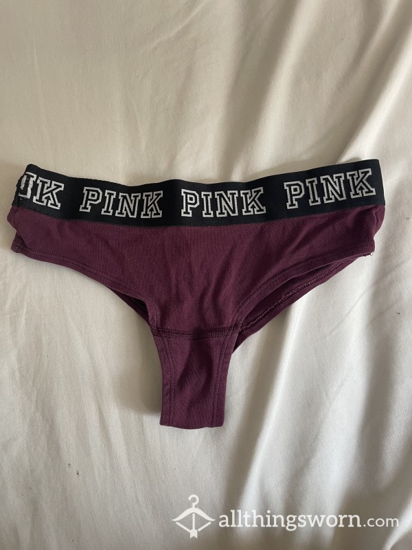 Cheeky Victoria Secret Panties- Burgundy Red