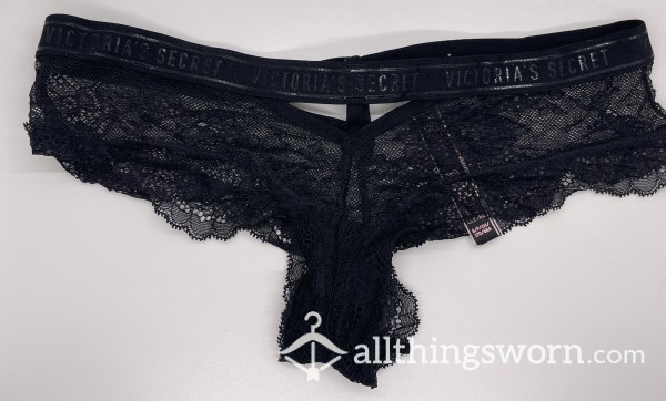 Cheeky VS Black Lace Size Sm