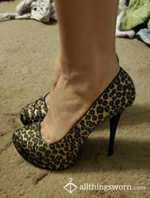 Cheetah Print Heels