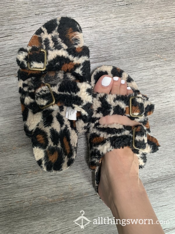 Cheetah Slippers