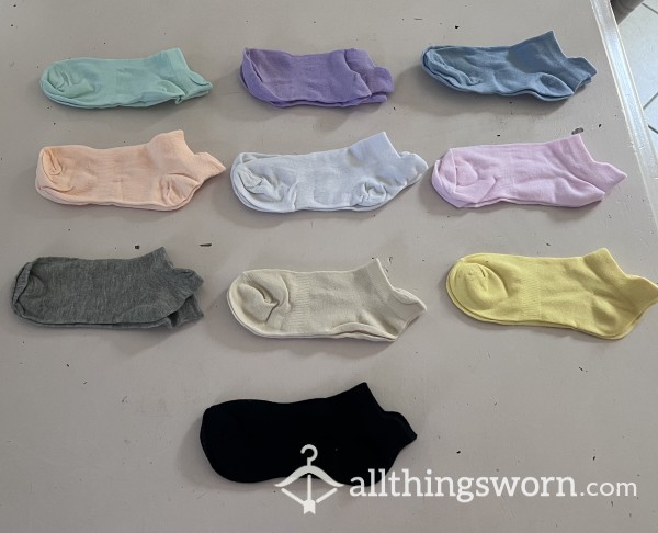 Choose Your Colour Ankle Socks