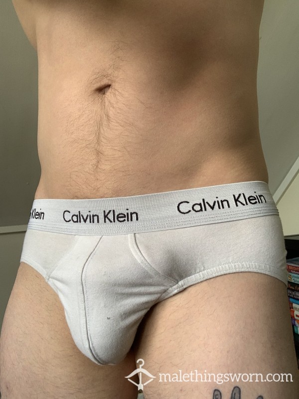 CK White Briefs / Small