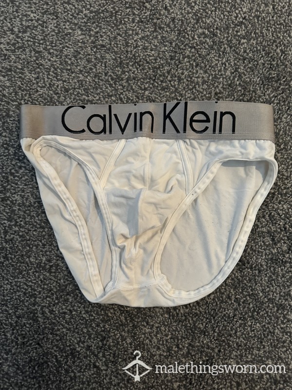 CK White Used Briefs