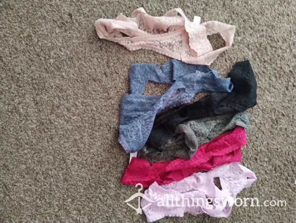 Claim A Pair Lace Thongs