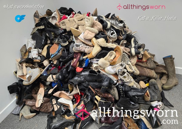 HUGE CLEAROUT 400+ Pairs Of My Well Worn Shoes